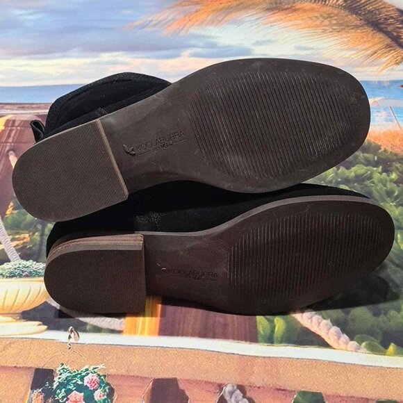 Koolaburra Ugg Black Lorelei Ankle Boots Size 6 - Picture 8 of 8